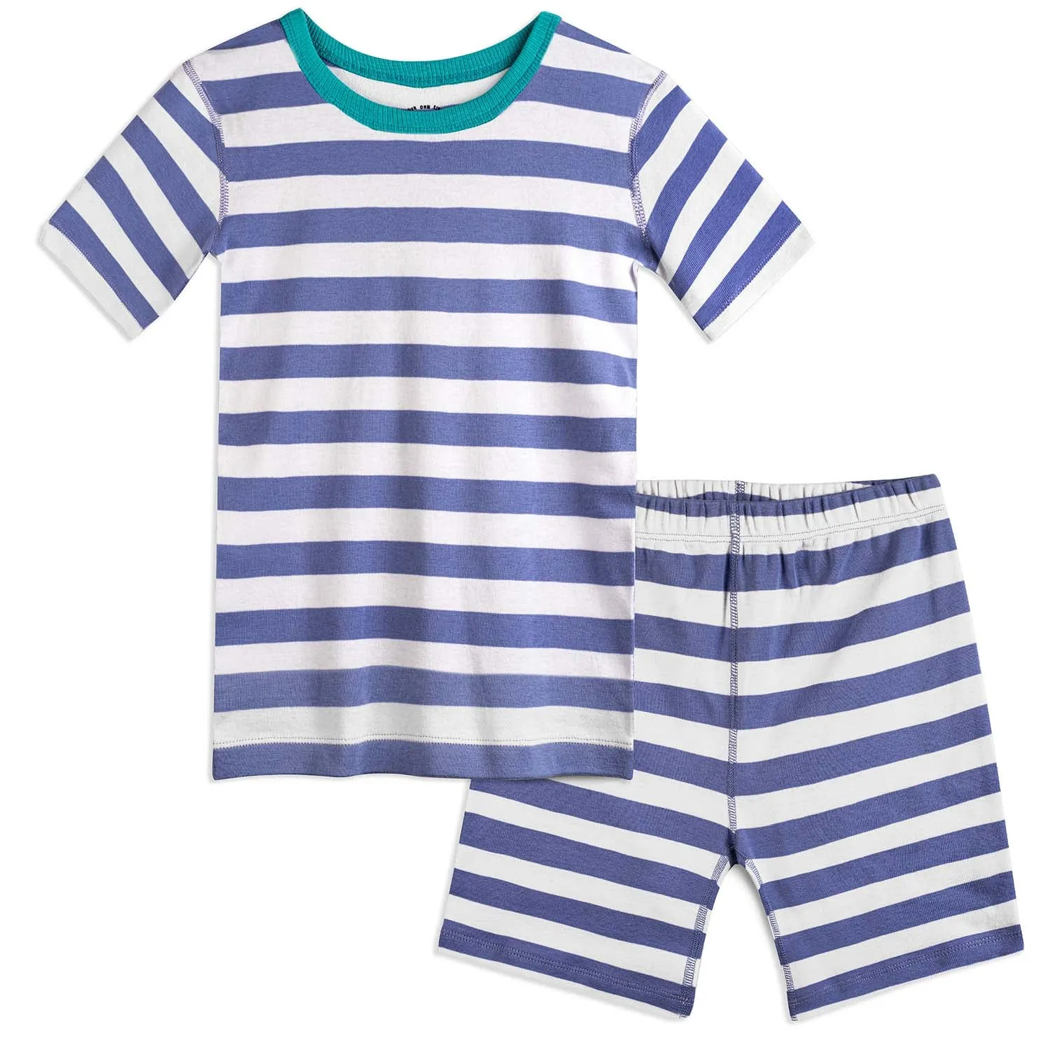 100% Organic Cotton Shortie Pajamas for Kids