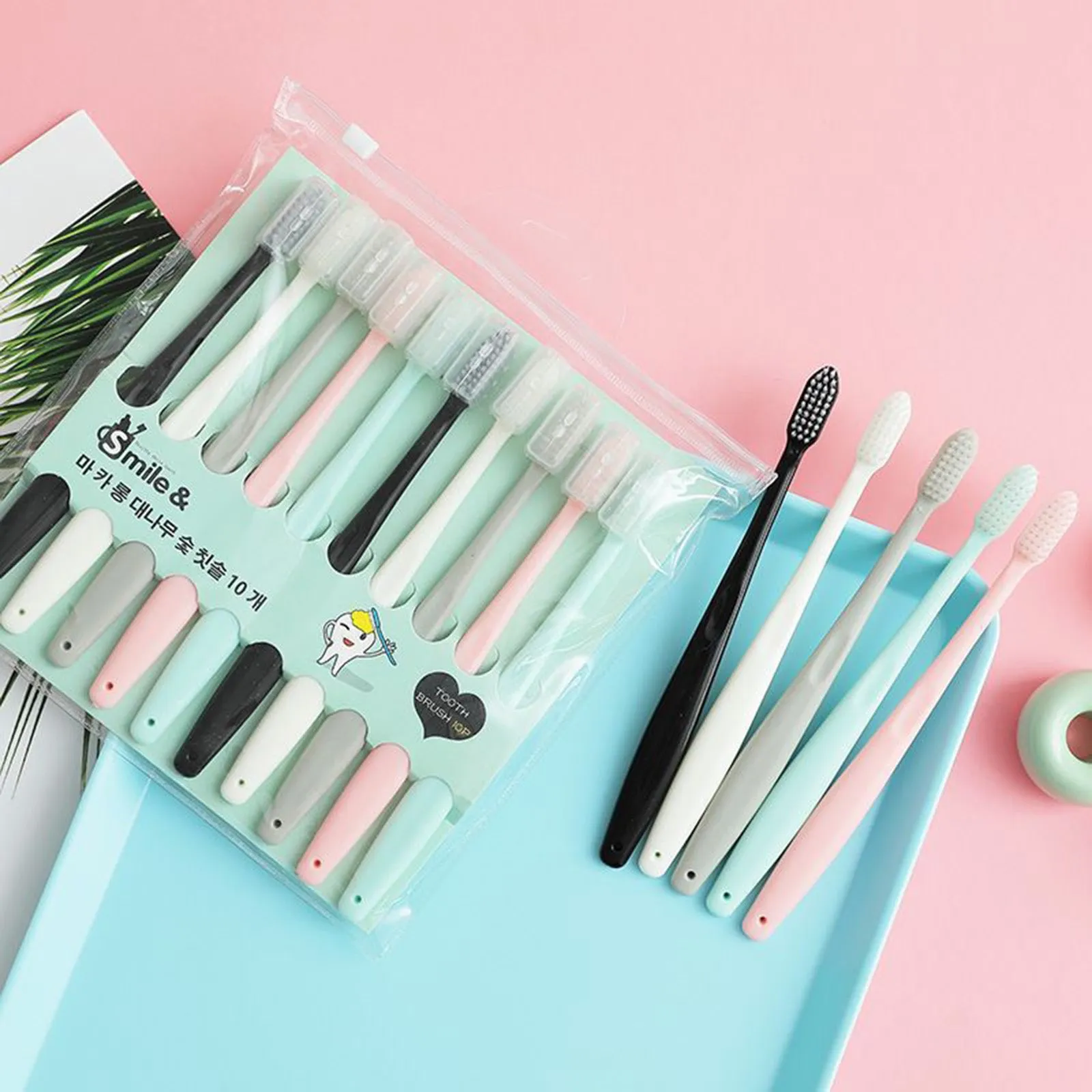 10PCS Toothbrush Set