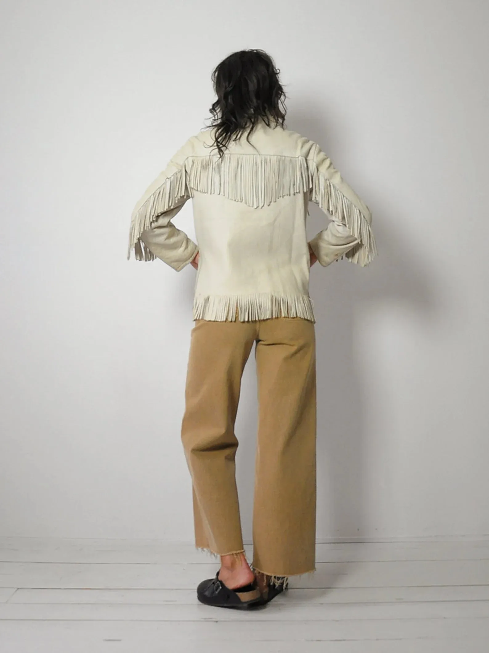 1940's Nuñez Leather Fringe Jacket