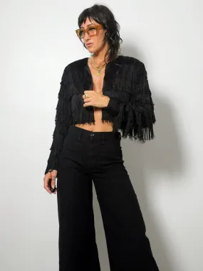 1980's Fringed Bolero Jacket