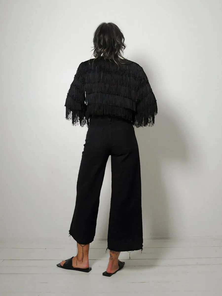 1980's Fringed Bolero Jacket