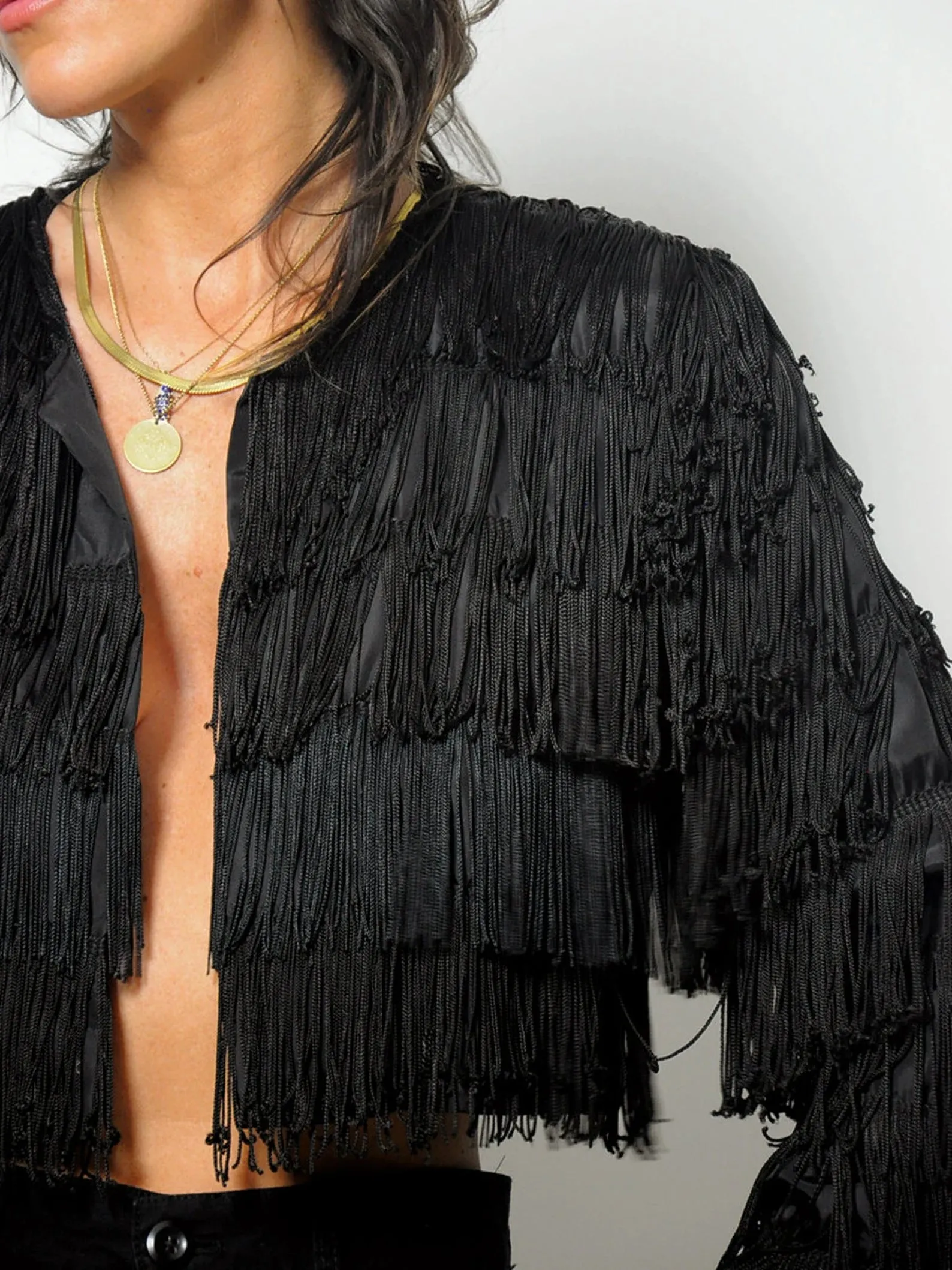 1980's Fringed Bolero Jacket