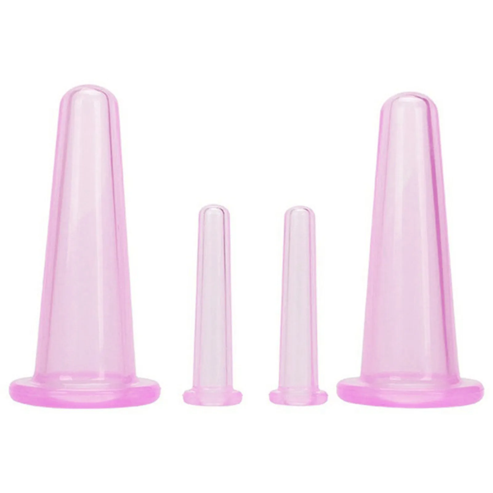 4 Piece Silicone Facial Massage Cups