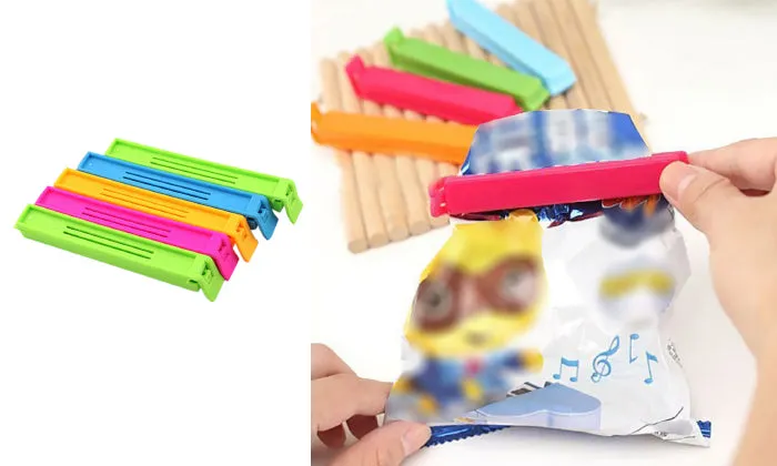 5 Piece Food Sealing Clips Bag