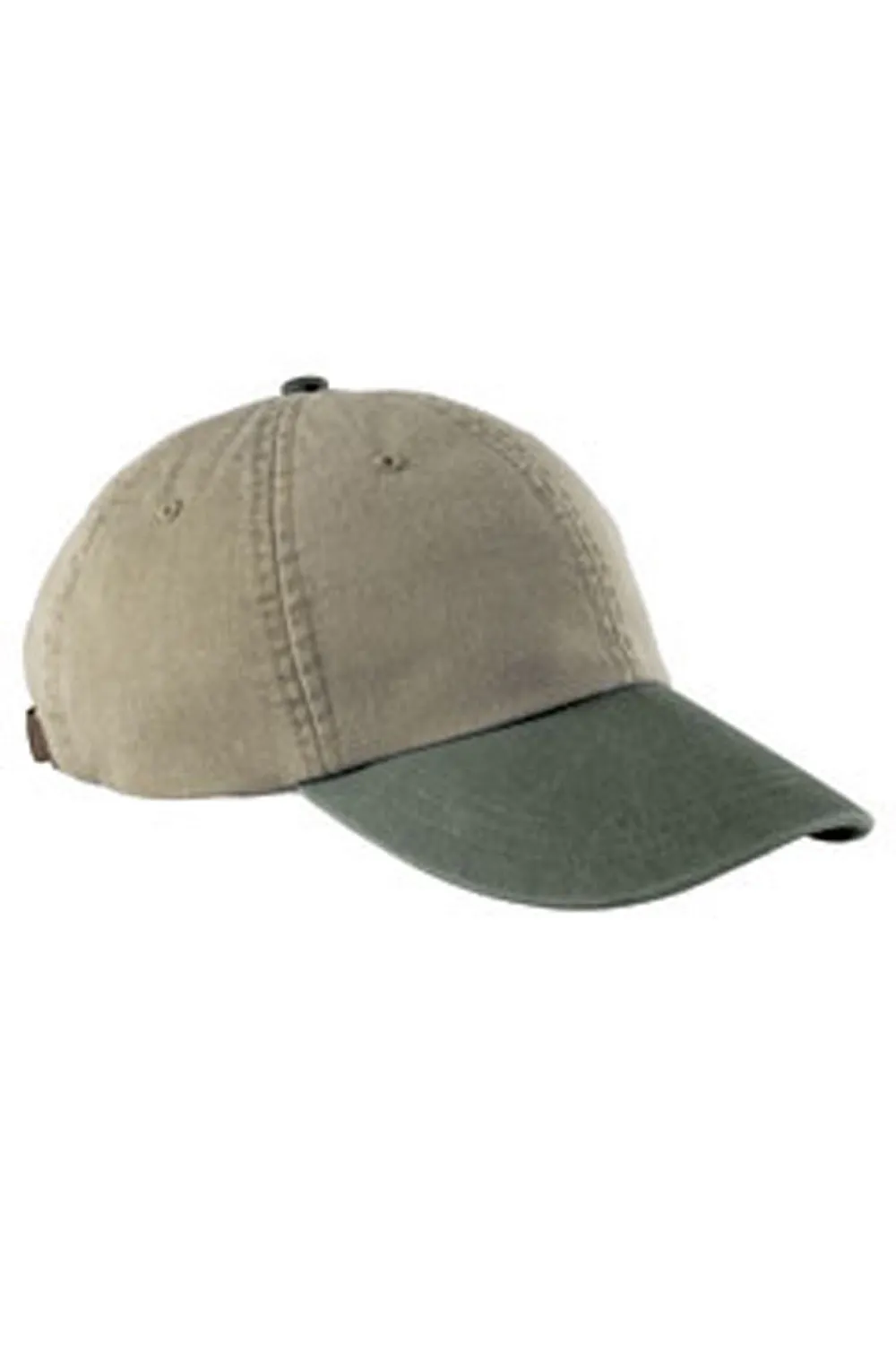 Adams Mens Adjustable Hat - Khaki Brown/Spruce Green