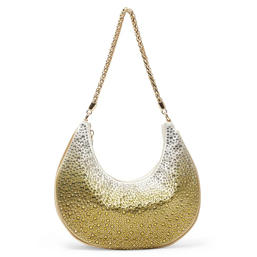 Allie Handbag in Gold Ombre Crystal