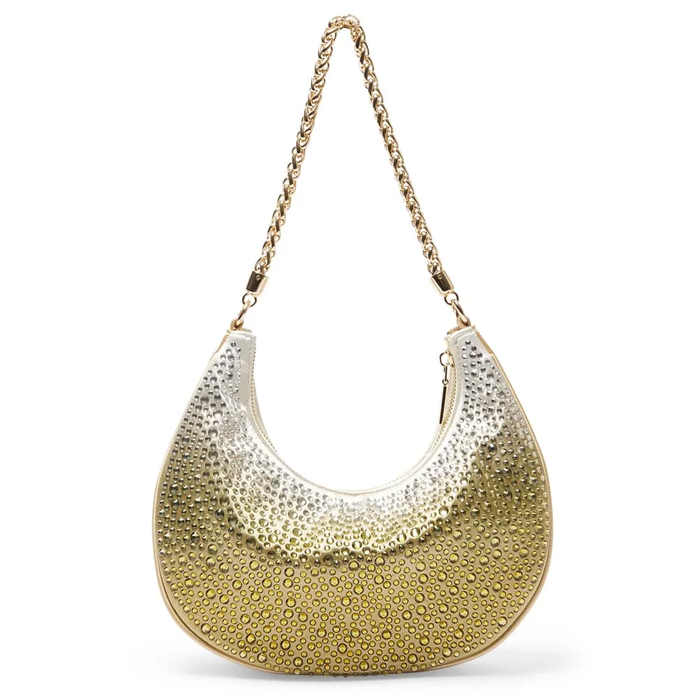 Allie Handbag in Gold Ombre Crystal