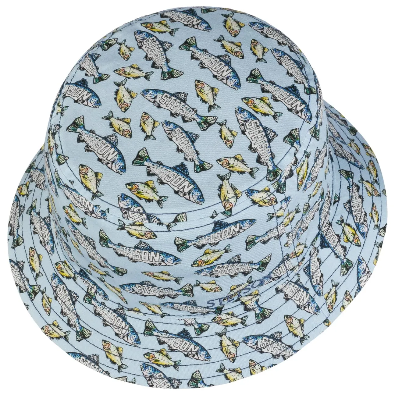 Allover Fish Bucket Reversible Hat by Stetson