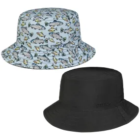 Allover Fish Bucket Reversible Hat by Stetson