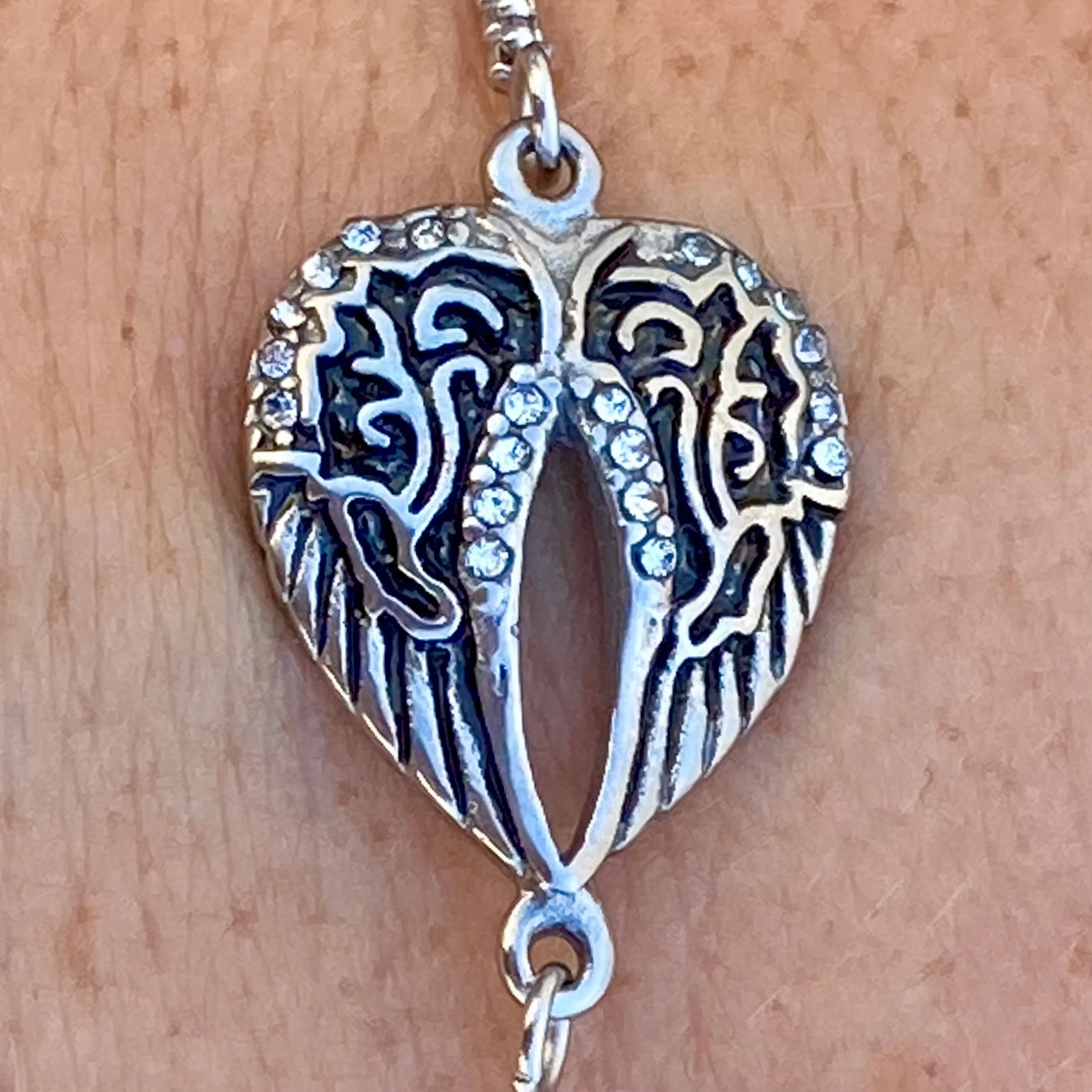 Angel Heart Wing - Bracelet - Silver Stainless - 036B