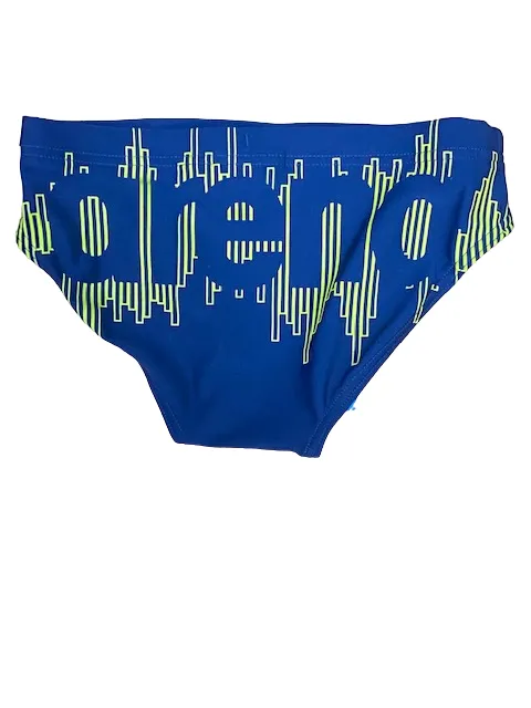 Arena Costume da ragazzo slip Logo Swim Brief 006357 760 navy-soft green