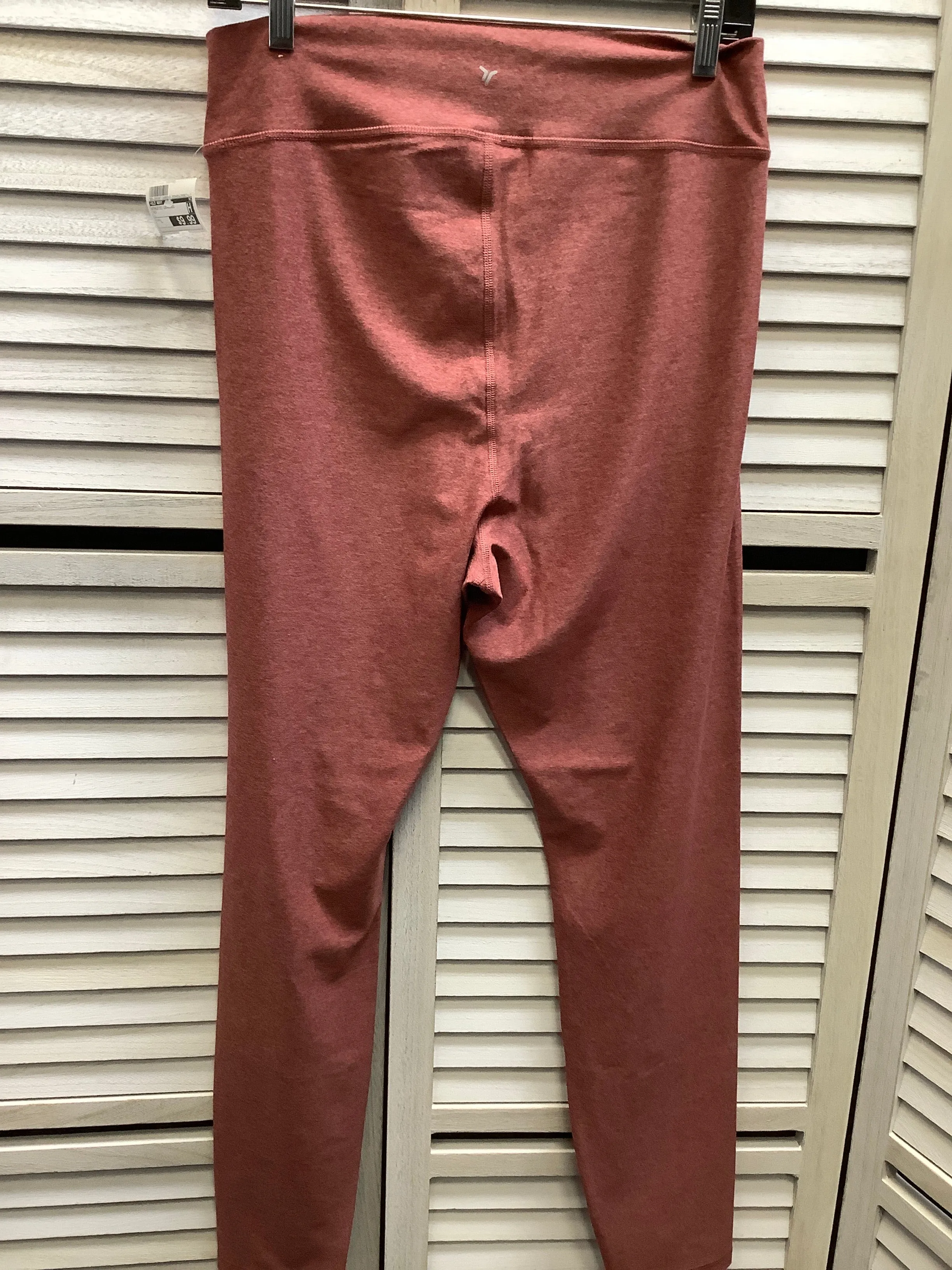 Athletic Leggings By Old Navy In Red, Size: L