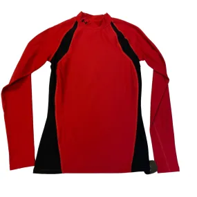 Athletic Top Long Sleeve Collar By Under Armour  Size: M