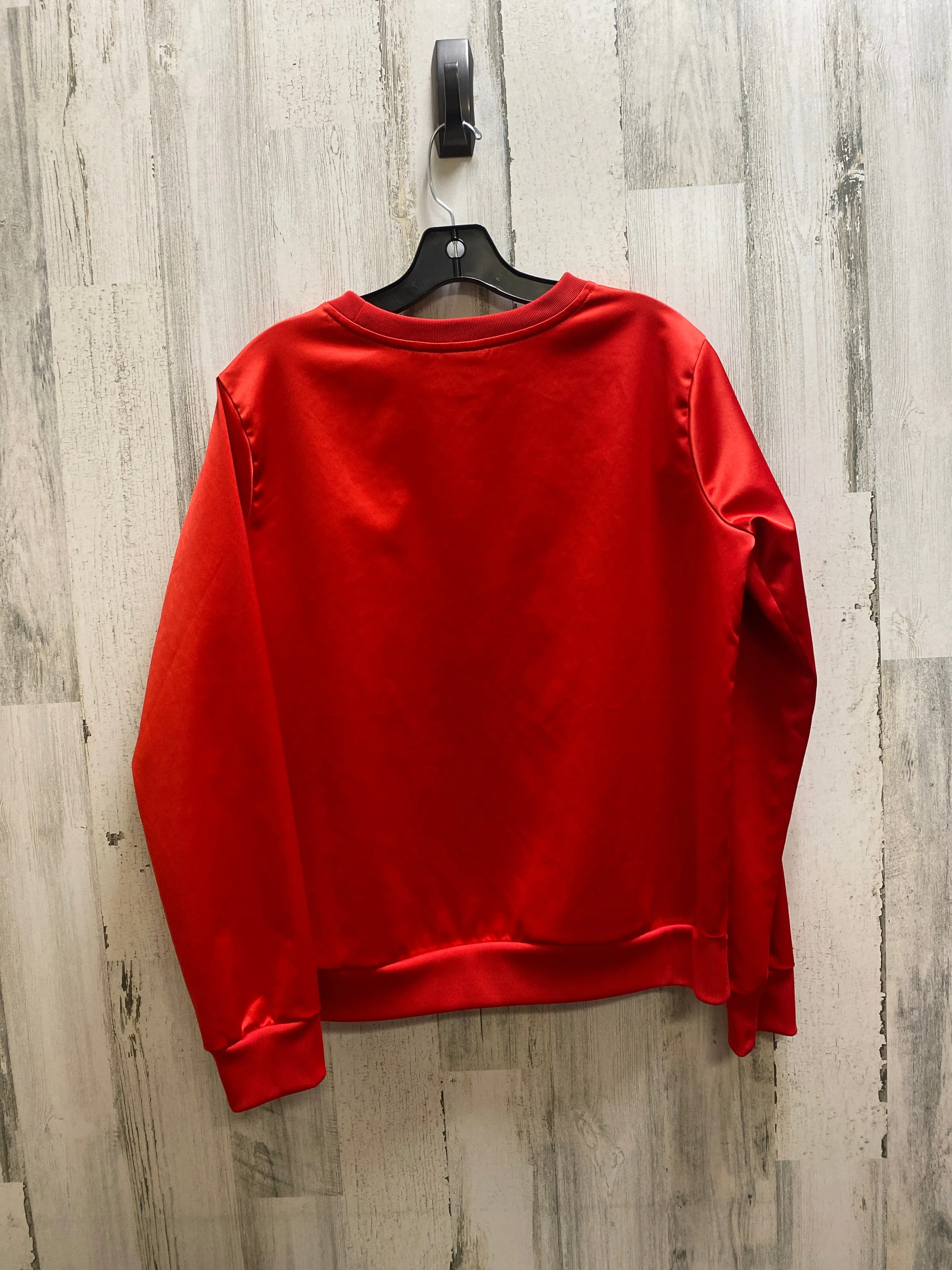 Athletic Top Long Sleeve Crewneck By Adidas  Size: M