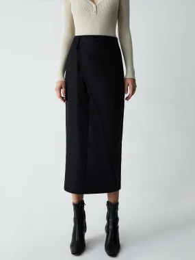 BerryBetty - Asymmetric Layer Maxi Skirt