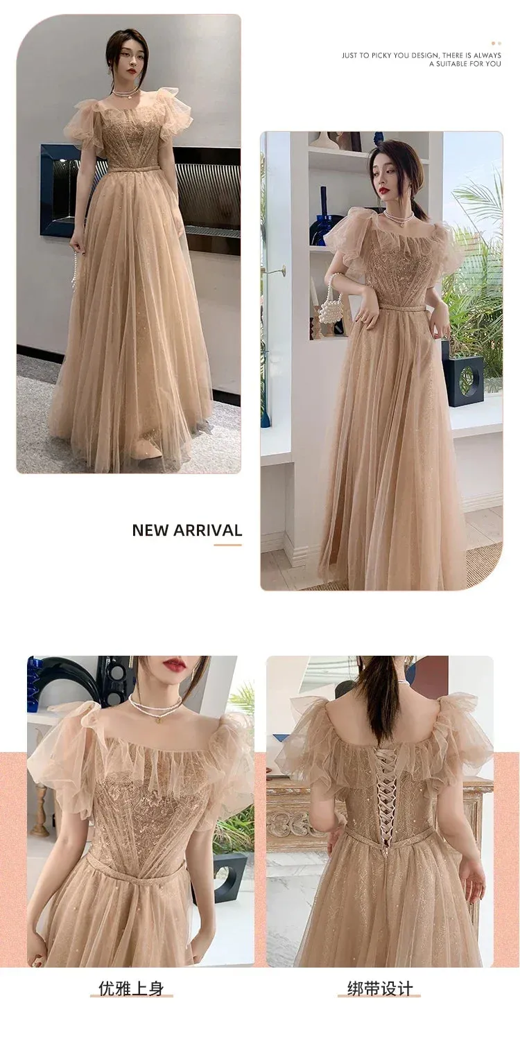 Bridesmaid Dress for Women Wedding Party 2024 Solid Appliques Long Skirt Elegant Ladies Banquet Women's Formal Dresses Vestidos