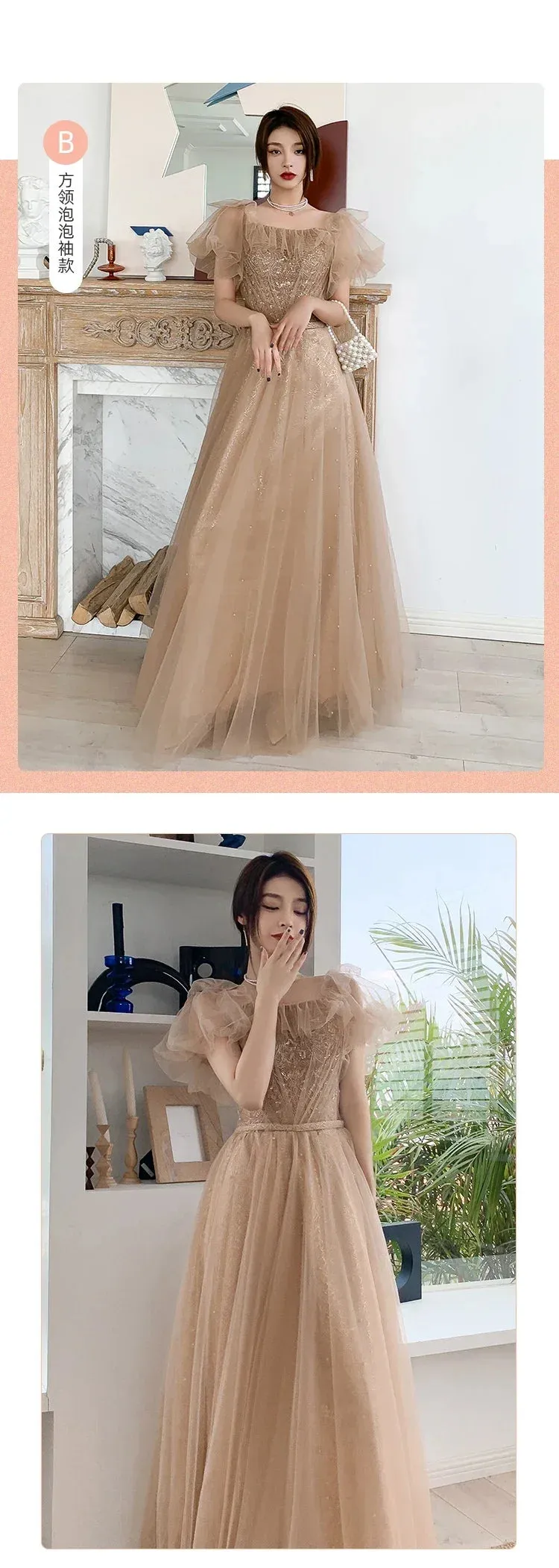 Bridesmaid Dress for Women Wedding Party 2024 Solid Appliques Long Skirt Elegant Ladies Banquet Women's Formal Dresses Vestidos