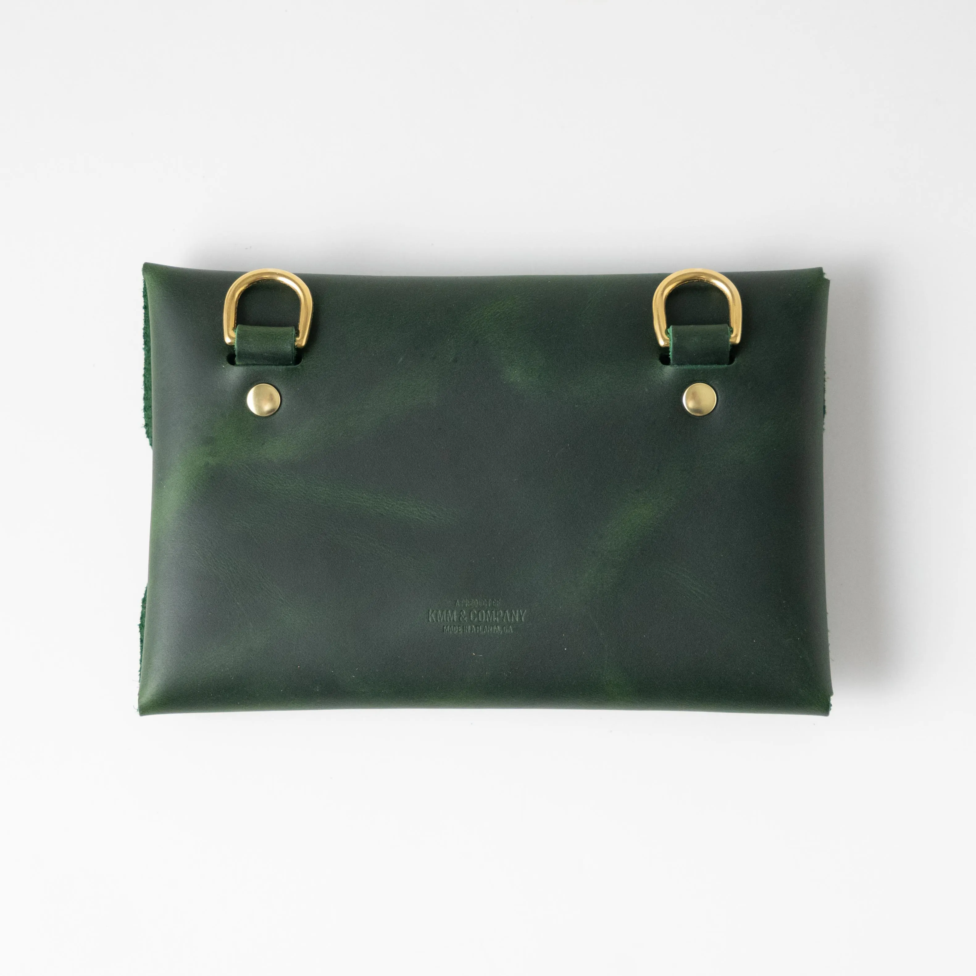 Brown Kodiak Envelope Clutch