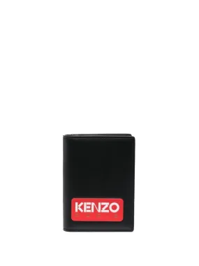 CALF LEATHER KENZO BI FOLD WALLET.