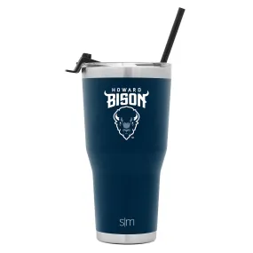 Collegiate Cruiser Tumbler with Flip Lid and Straw