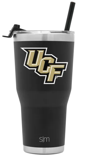 Collegiate Cruiser Tumbler with Flip Lid and Straw