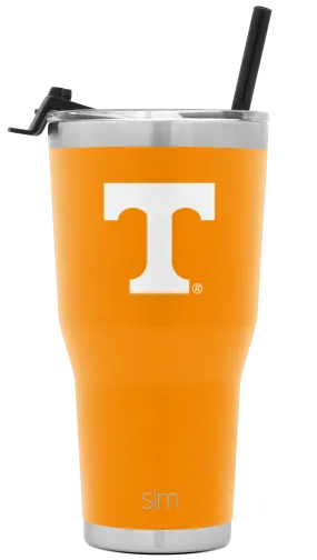 Collegiate Cruiser Tumbler with Flip Lid and Straw