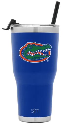 Collegiate Cruiser Tumbler with Flip Lid and Straw