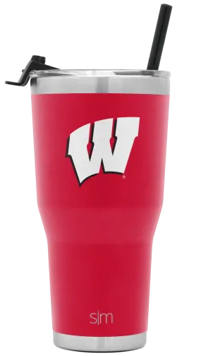 Collegiate Cruiser Tumbler with Flip Lid and Straw