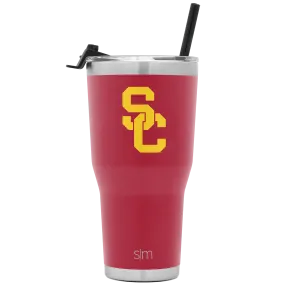 Collegiate Cruiser Tumbler with Flip Lid and Straw