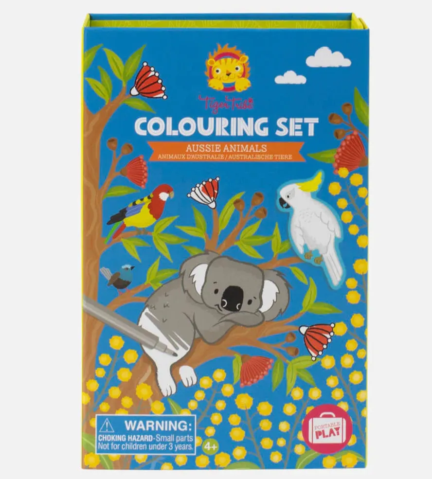 Colouring Set Aussie Animals