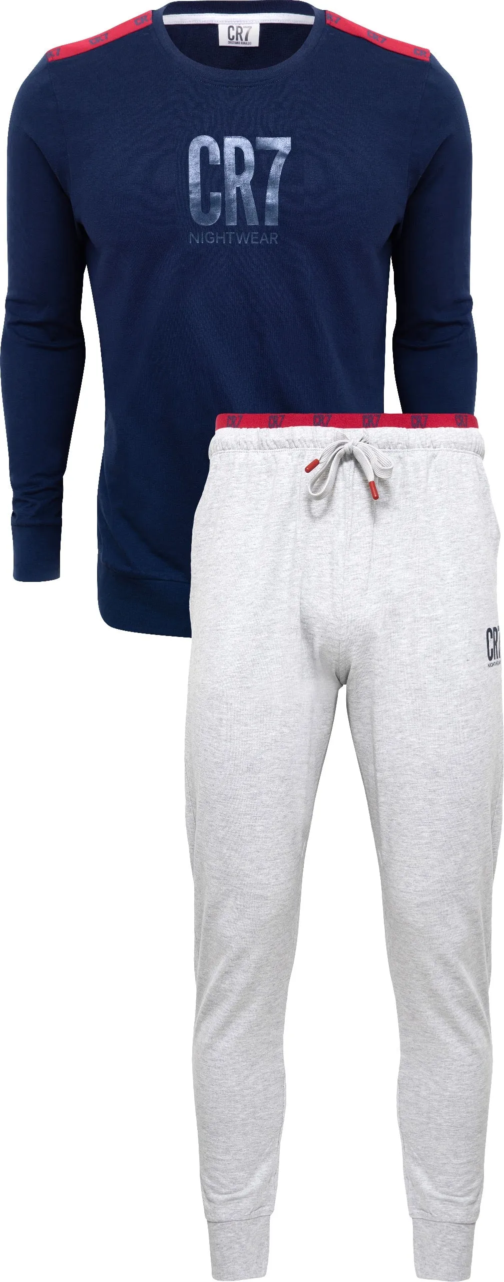 CR7 Men's Loungewear Set- Pants, Long Sleeve