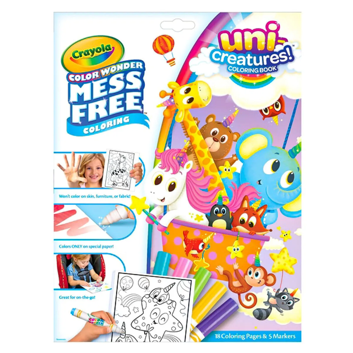 Crayola Color Wonder Mess Free Colouring Uni-Creatures