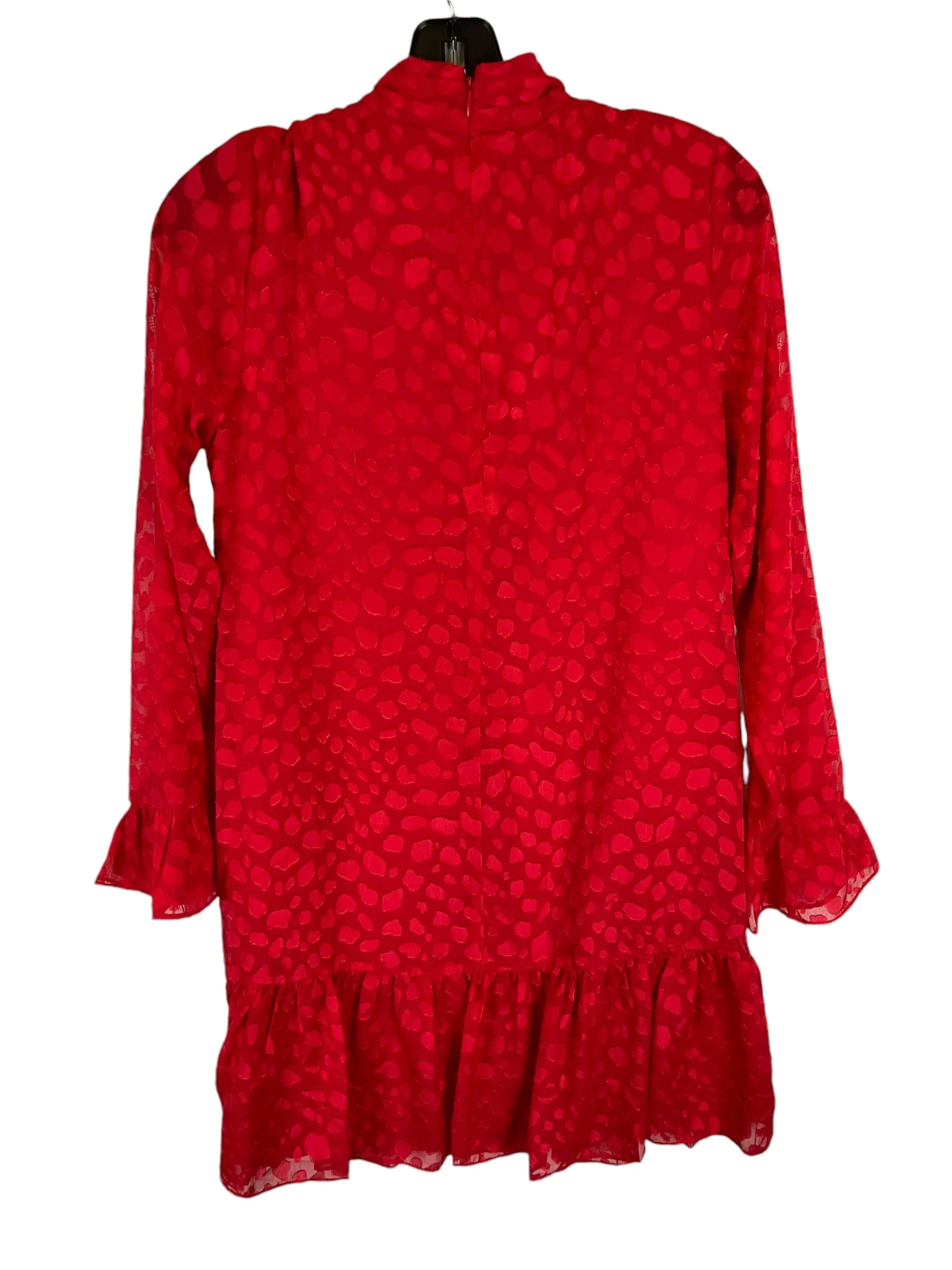 Dress Casual Short By Calvin Klein In Red, Size: 2