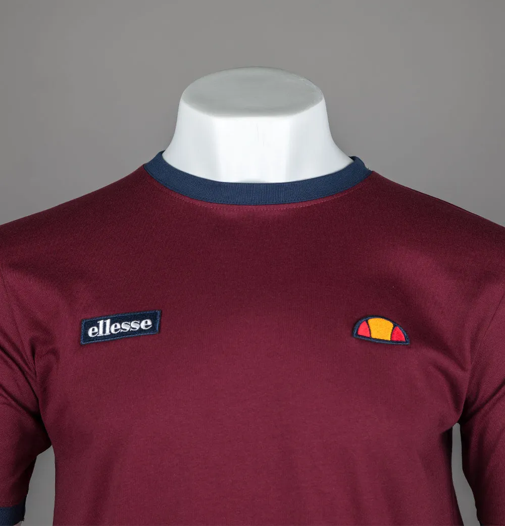 Ellesse Ferdorini T-Shirt Burgundy