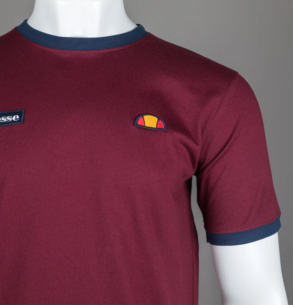 Ellesse Ferdorini T-Shirt Burgundy