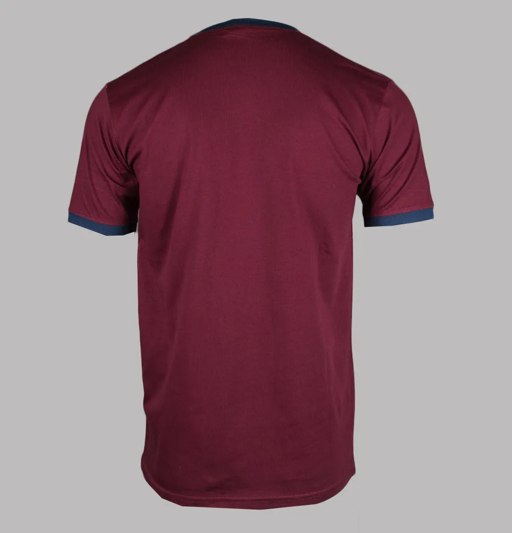 Ellesse Ferdorini T-Shirt Burgundy