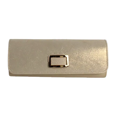 Emis Ladies Leather Clutch Bag - T20 8187 - Gold