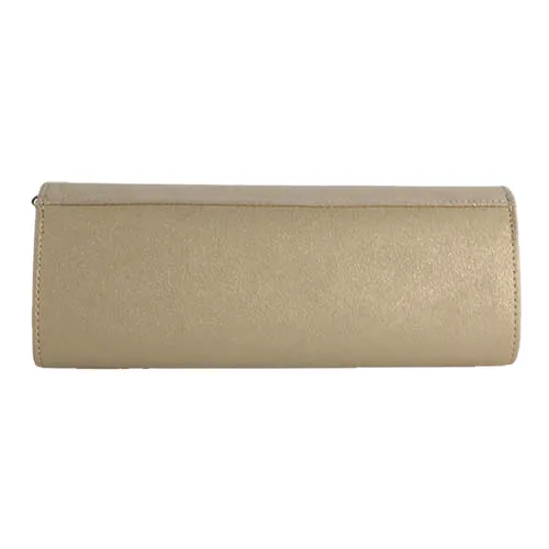 Emis Ladies Leather Clutch Bag - T20 8187 - Gold