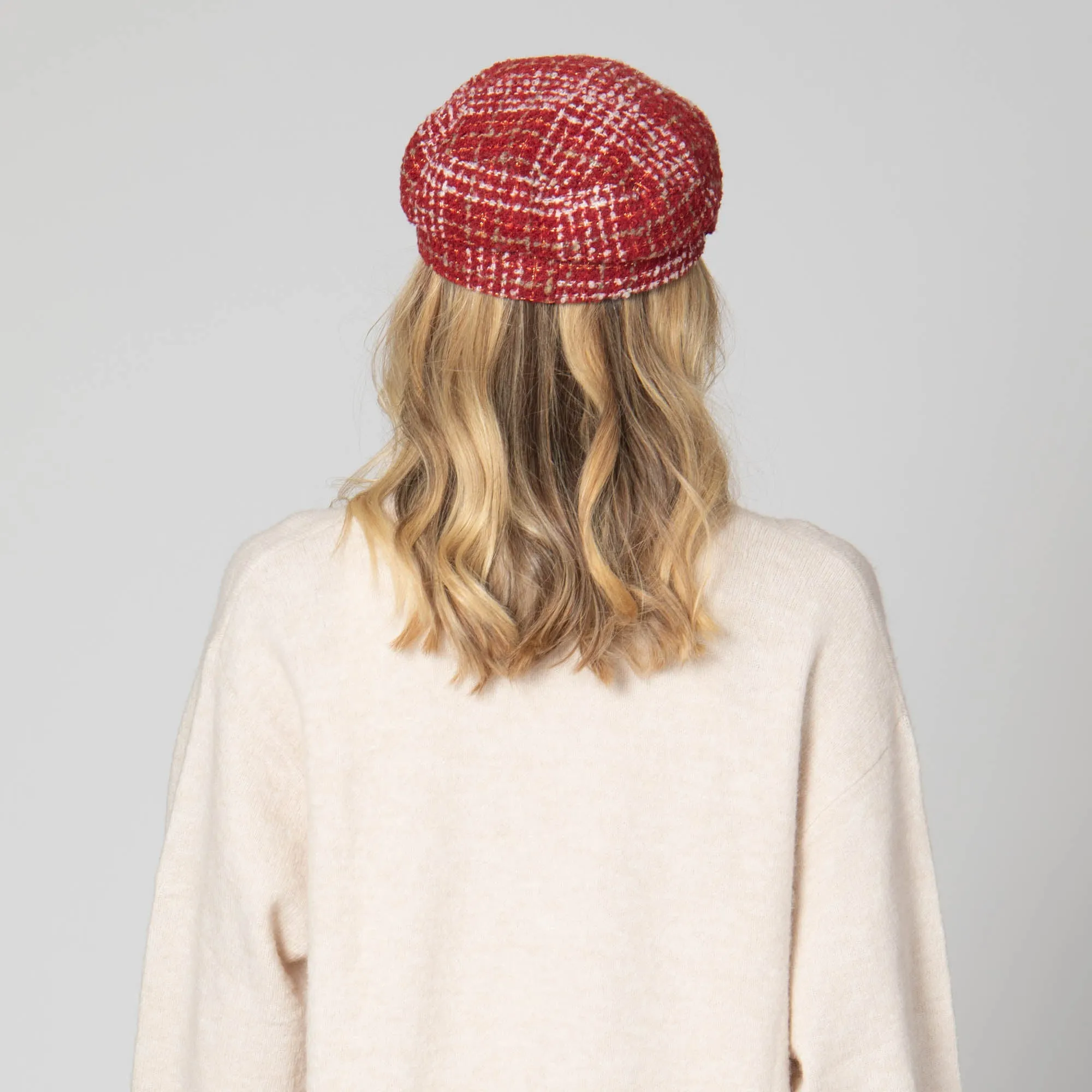 Emmy Lou - Cut & Sew Tweed Cabbie Hat