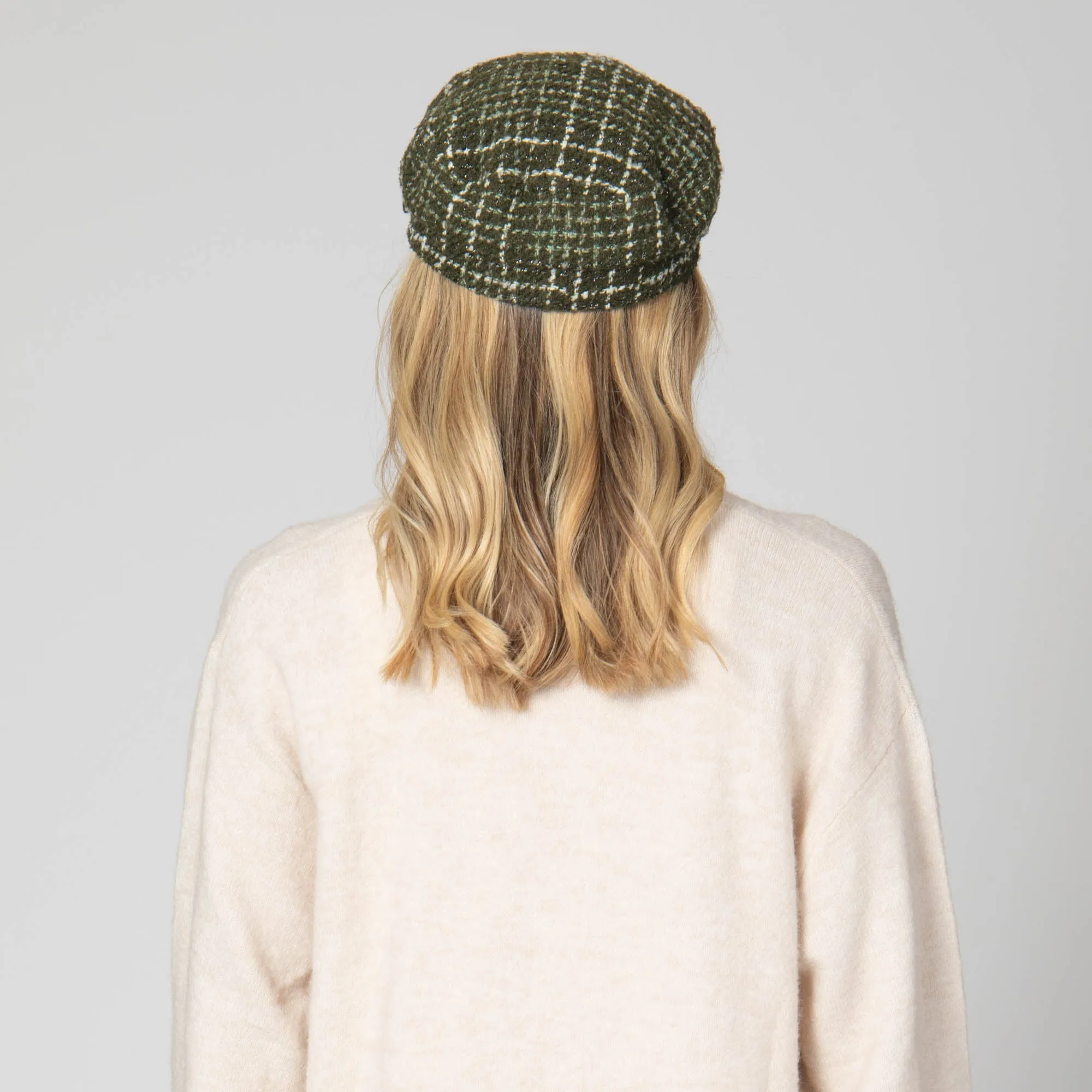 Emmy Lou - Cut & Sew Tweed Cabbie Hat