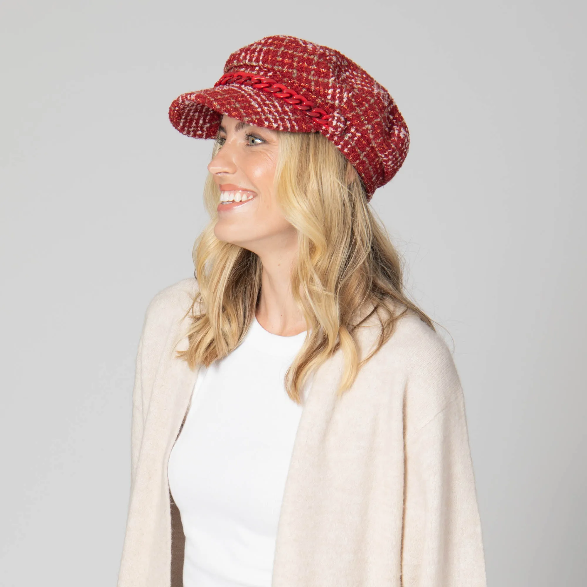 Emmy Lou - Cut & Sew Tweed Cabbie Hat