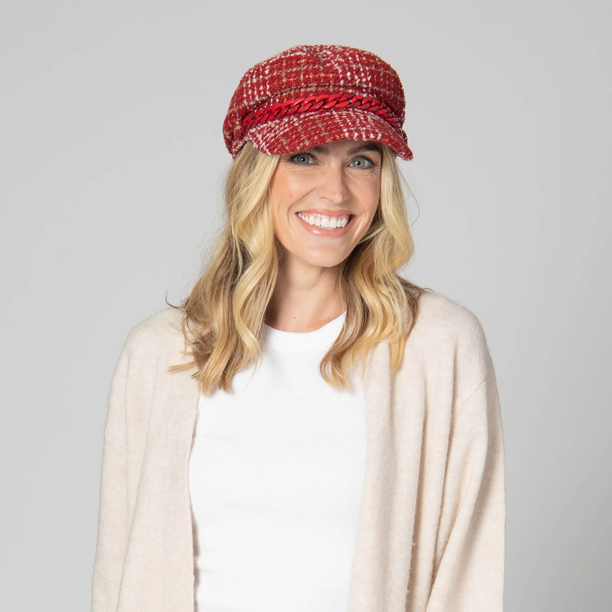 Emmy Lou - Cut & Sew Tweed Cabbie Hat