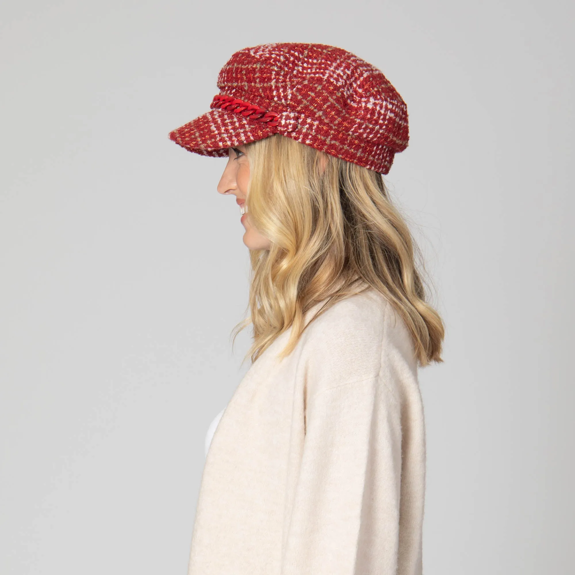 Emmy Lou - Cut & Sew Tweed Cabbie Hat