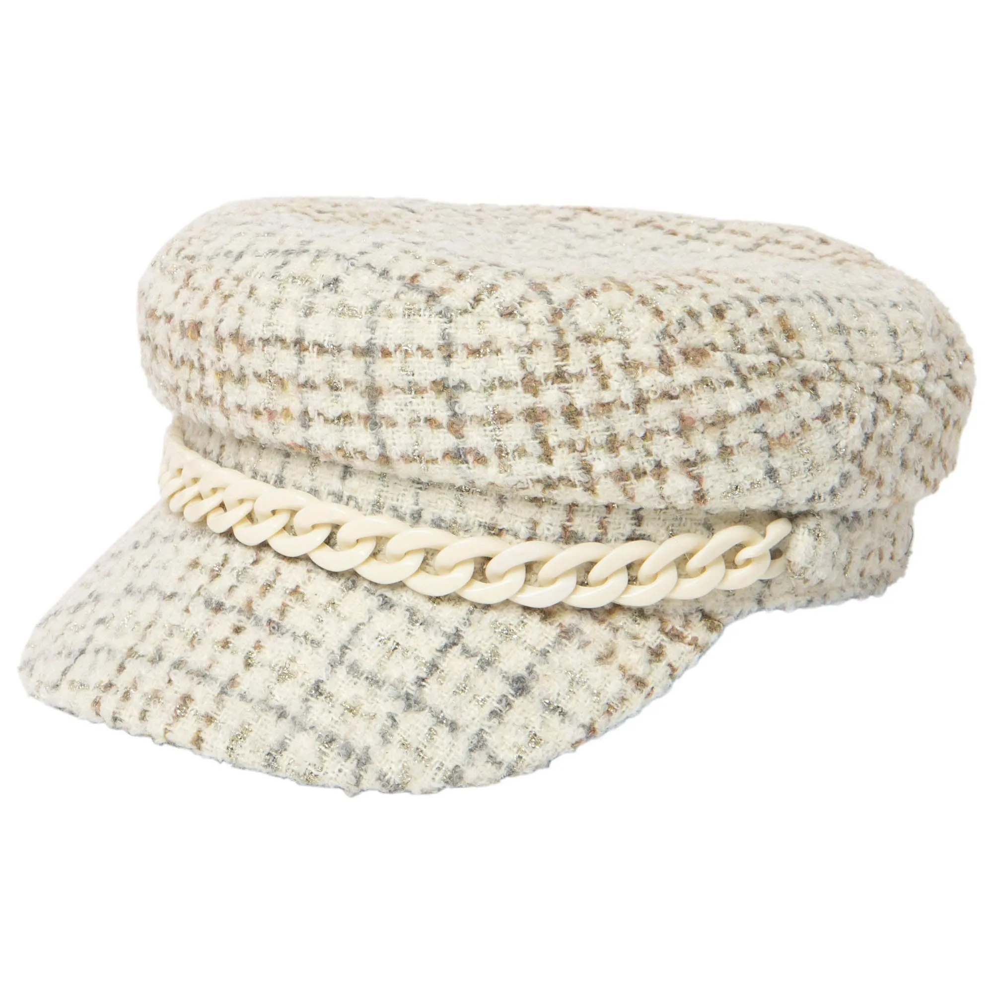 Emmy Lou - Cut & Sew Tweed Cabbie Hat