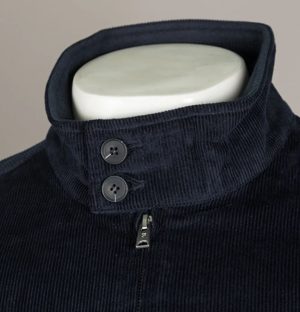 Farah Bowie Corduroy Harrington True Navy