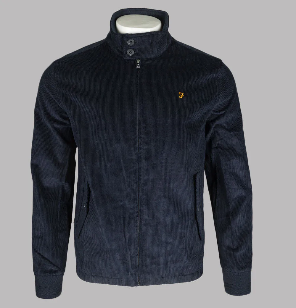 Farah Bowie Corduroy Harrington True Navy