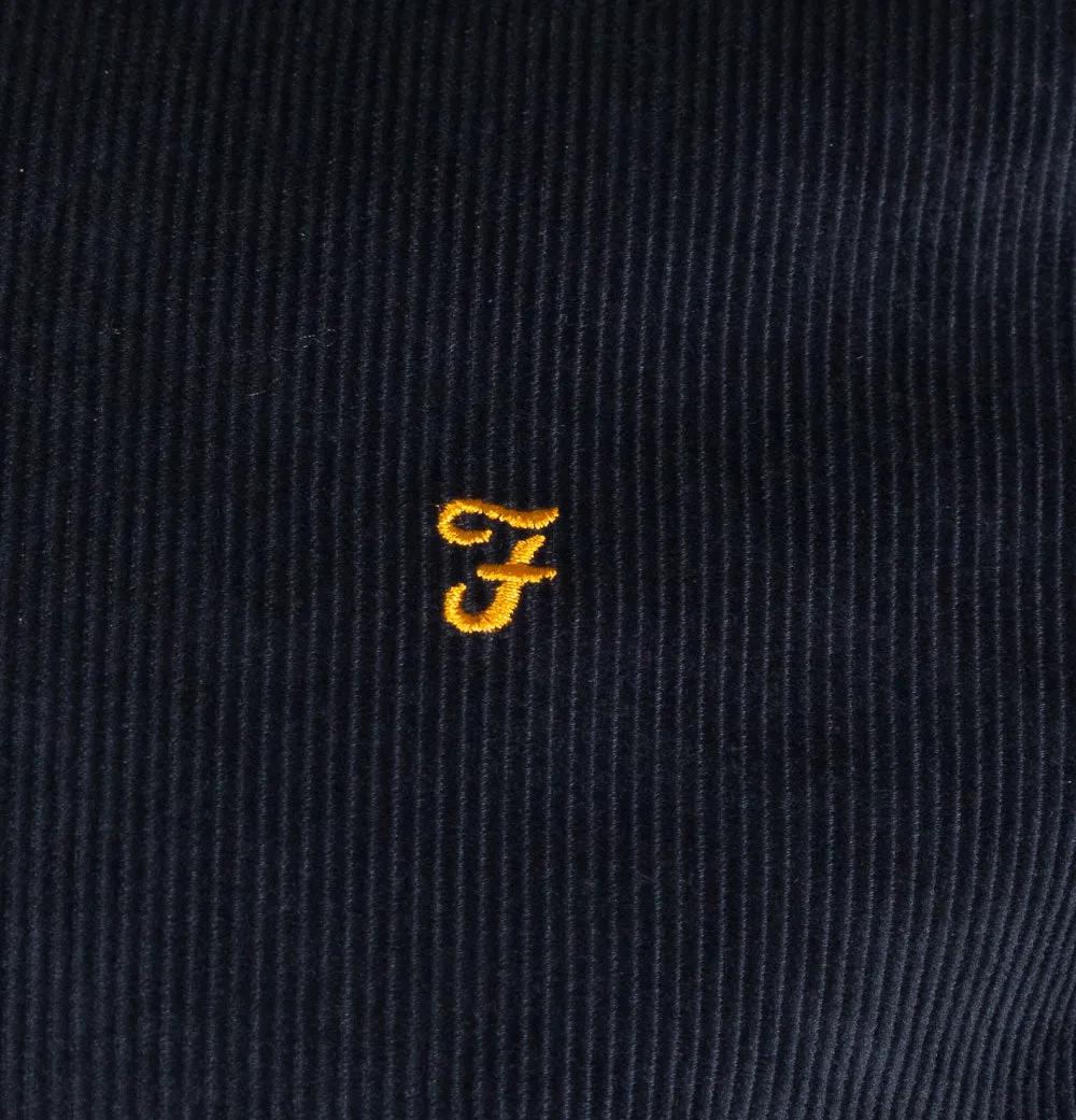 Farah Bowie Corduroy Harrington True Navy