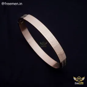 Freemen Digital Design Rosegold Plated Kada for Men - FM105