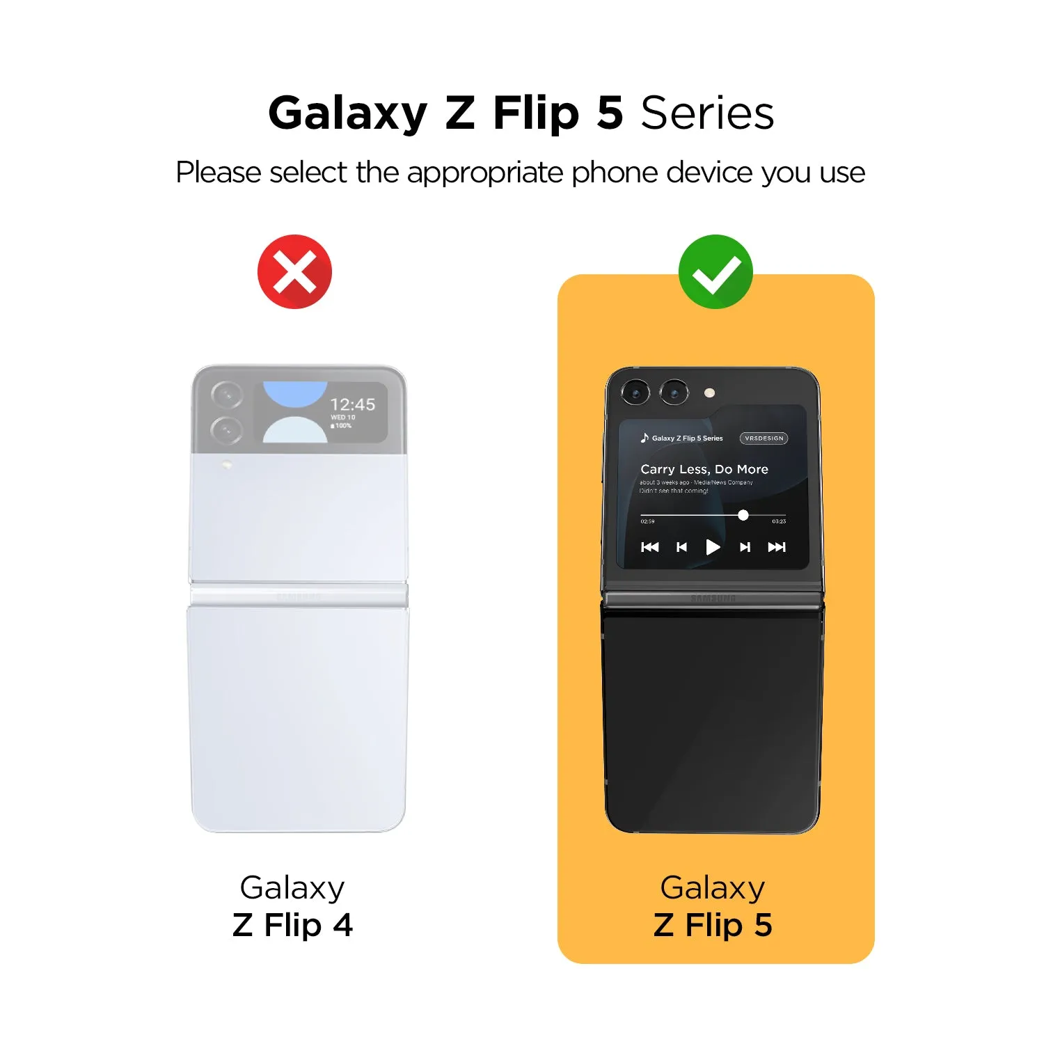 Galaxy Z Flip 5 Case Terra Guard Modern GO