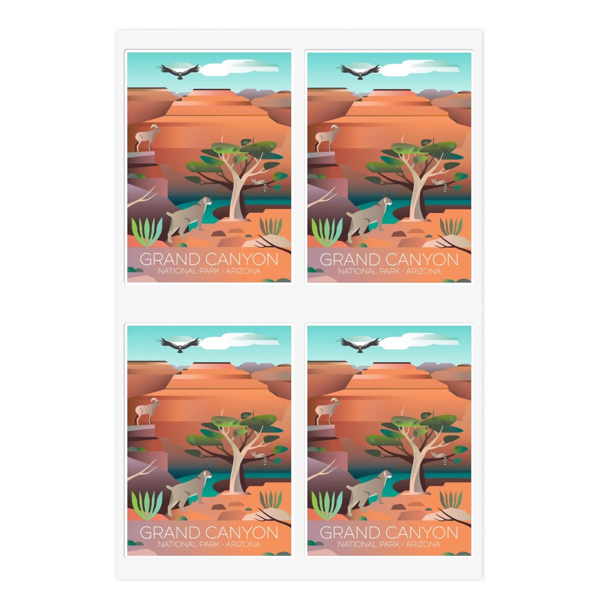 Grand Canyon National Park Sticker Sheet